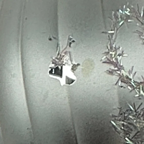 Santa Claus Head & Hat Christmas Ornament Blown Glass Rhinestone Whimsical - Picture 7 of 9